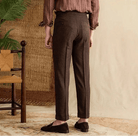 Lyocell Cotton high - waist elegant pants - Antonios