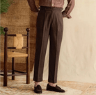 Lyocell Cotton high - waist elegant pants - Antonios