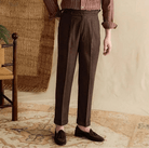 Lyocell Cotton high - waist elegant pants - Antonios