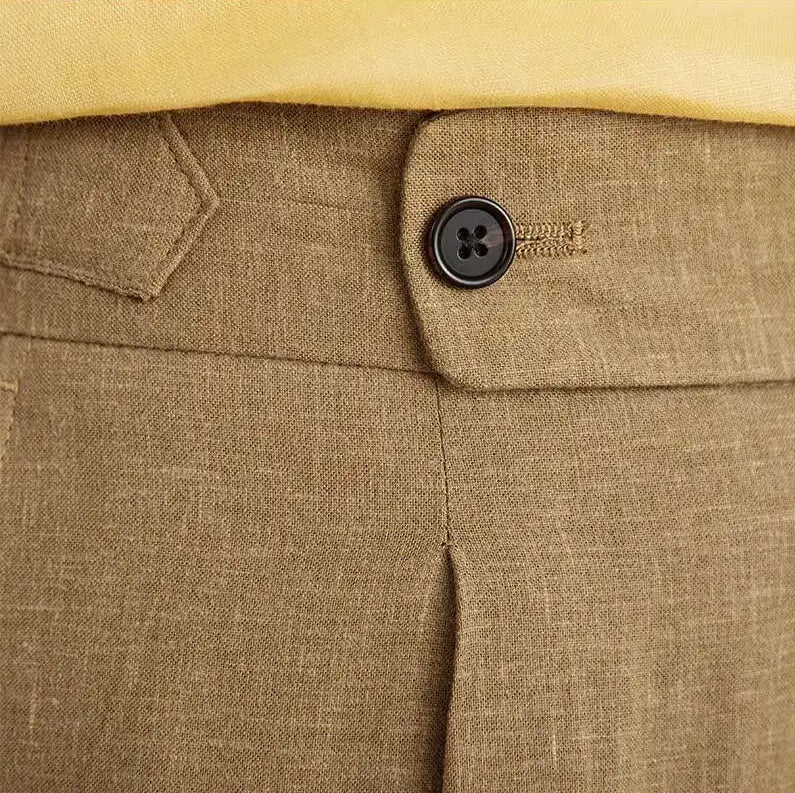 Lyocell Cotton high - waist elegant pants - Antonios