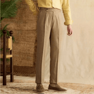 Lyocell Cotton high - waist elegant pants - Antonios