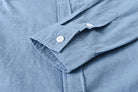 Mandarin collar retro casual japanese style cotton linen shirt - Antonios