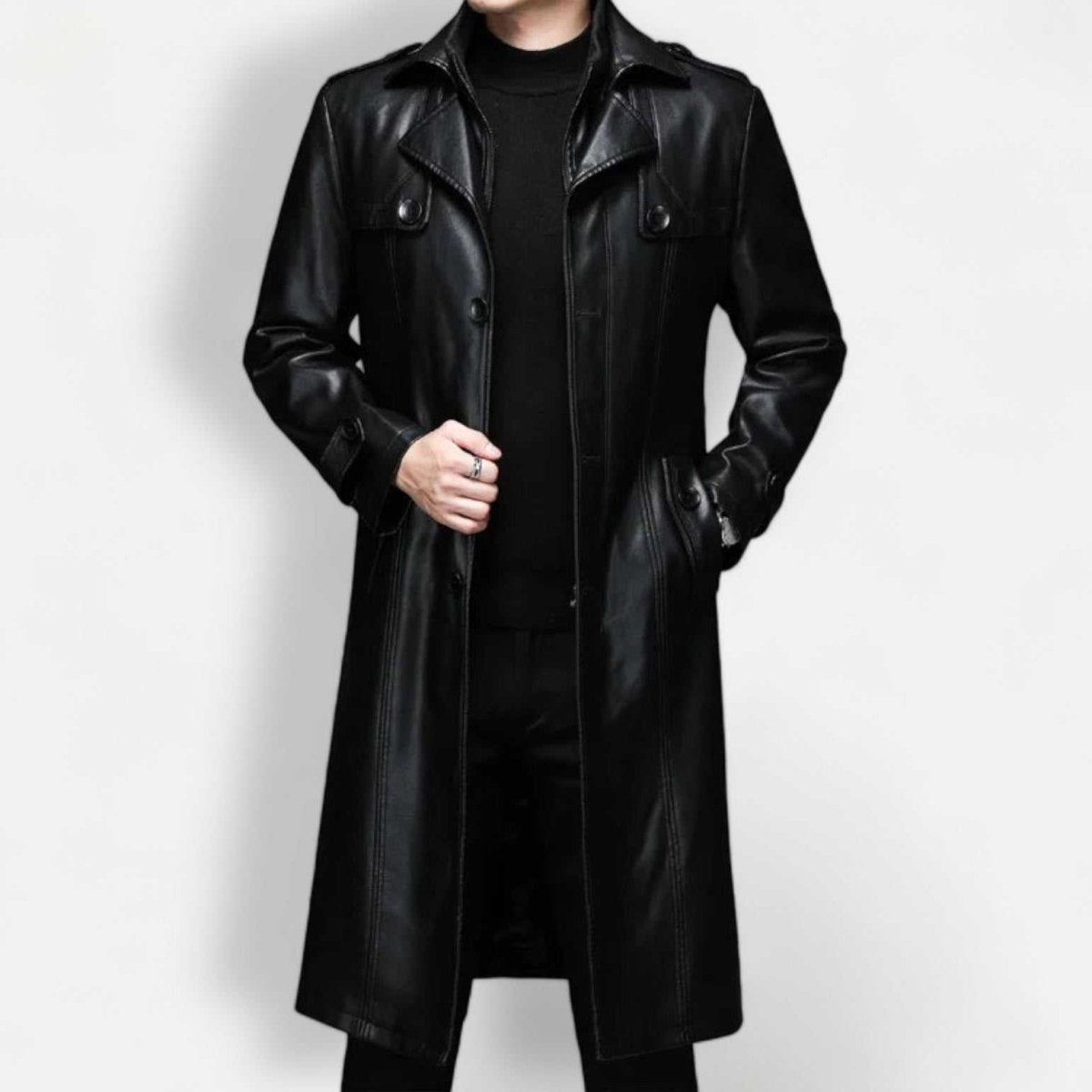 Matrix long coat - Eco-friendly Comfort & Warmth – Antonios