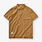 Polo cotton washed t-shirt — Khaki