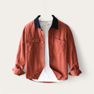 Men’s 100% cotton casual shirt with front pockets - Antonios