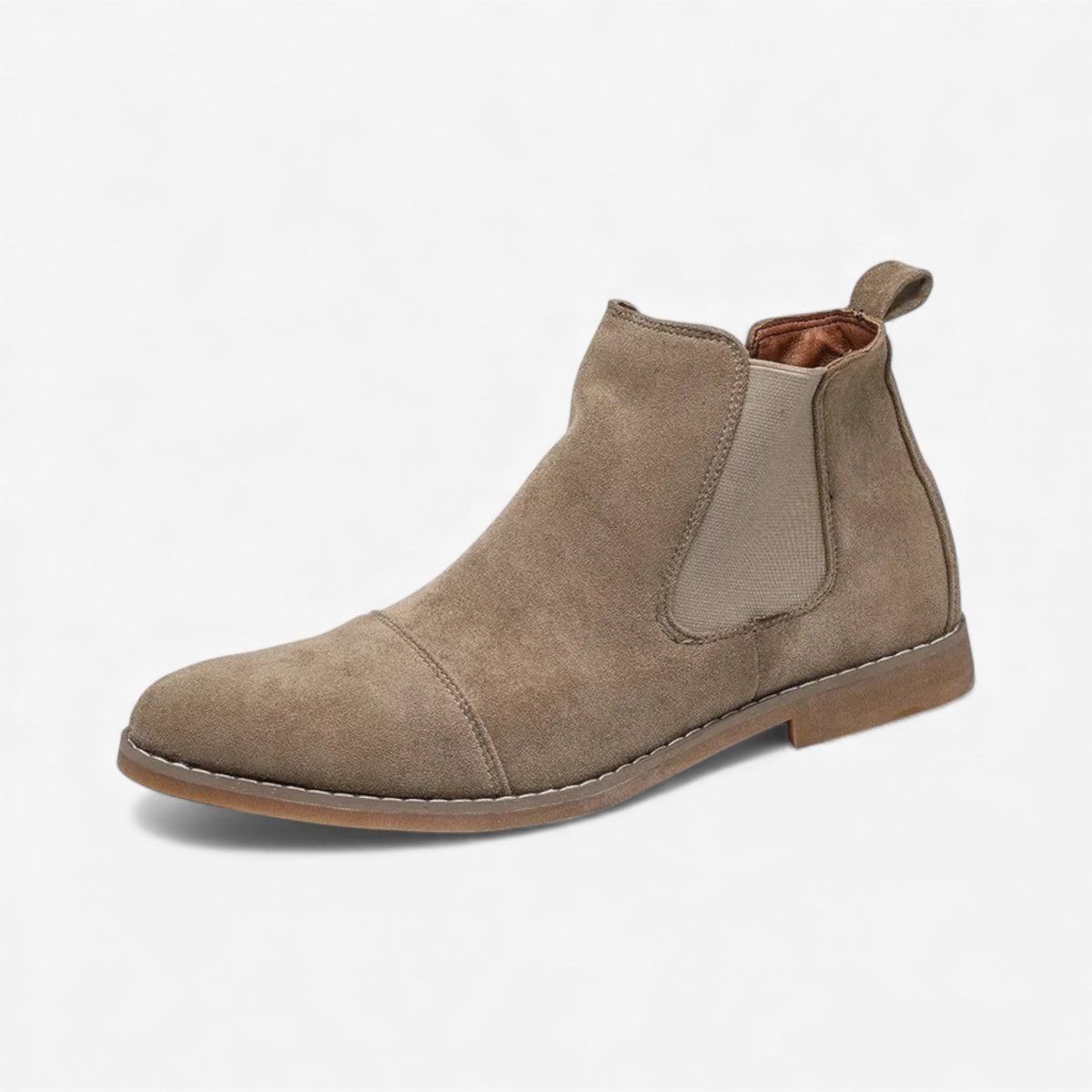 Men's chunky suede chelsea boots - Antonios