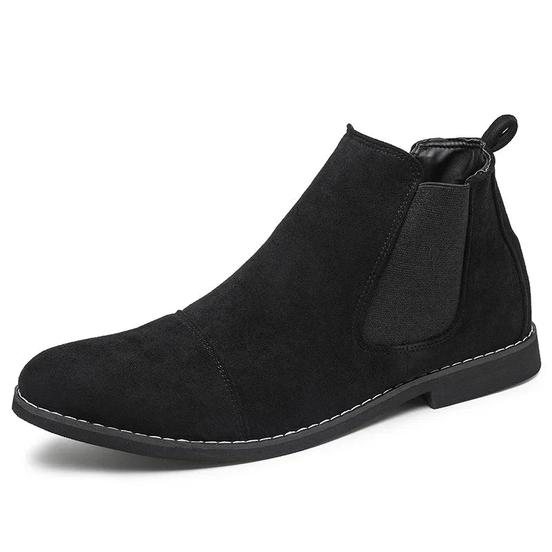 Men's chunky suede chelsea boots - Antonios