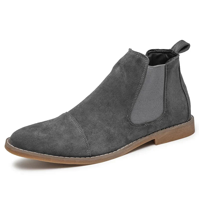 Men's chunky suede chelsea boots - Antonios