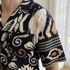 Men's cuban collar short sleeve shirt Summer - Antonios