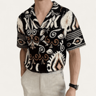 Men's cuban collar short sleeve shirt Summer - Antonios