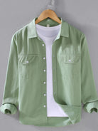 Men's long sleeve solid color casual outerwear - Antonios