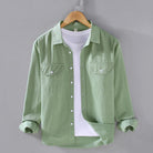 Men's long sleeve solid color casual outerwear - Antonios