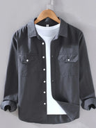 Men's long sleeve solid color casual outerwear - Antonios