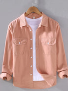 Men's long sleeve solid color casual outerwear - Antonios