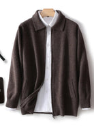 Merino wool autumn cardigan - Antonios