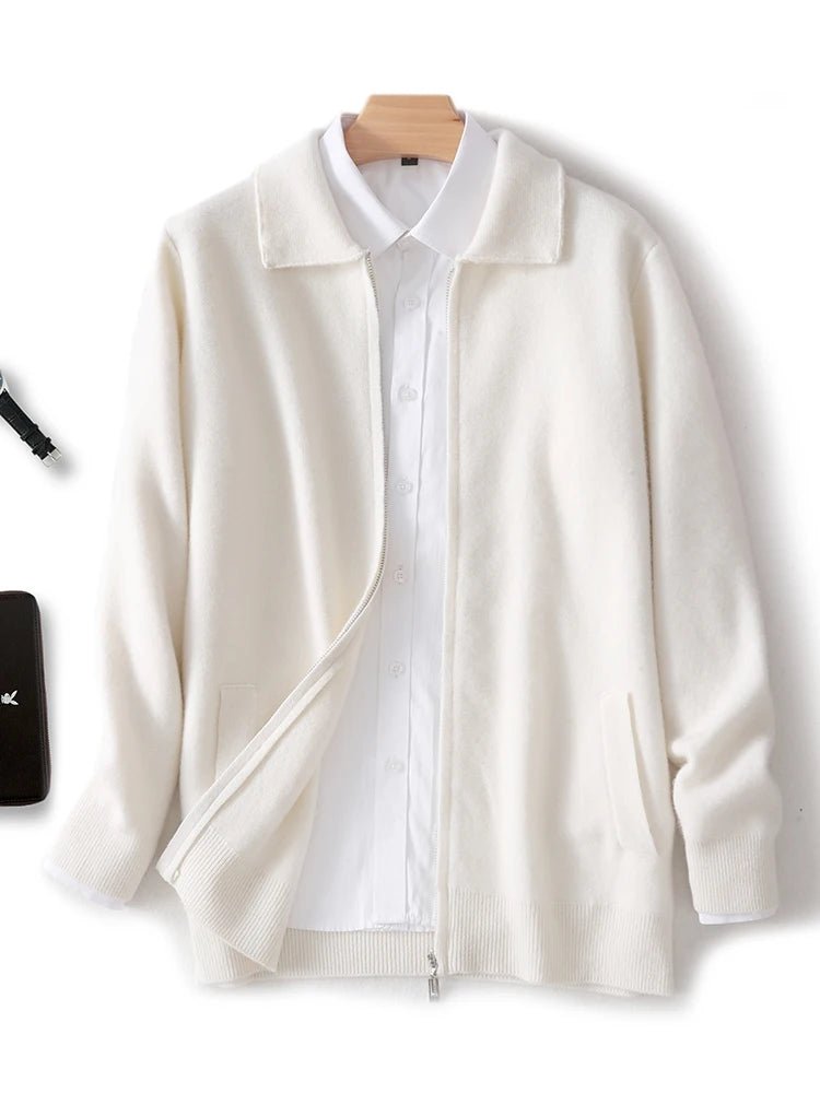 Merino wool autumn cardigan - Antonios