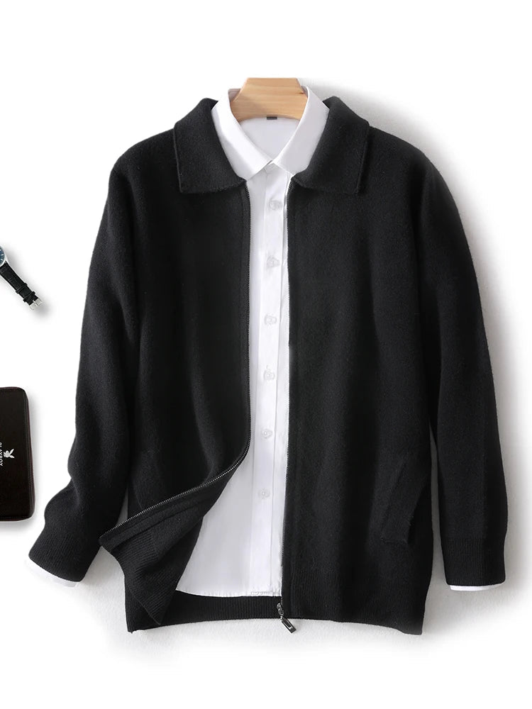 Merino wool autumn cardigan - Antonios