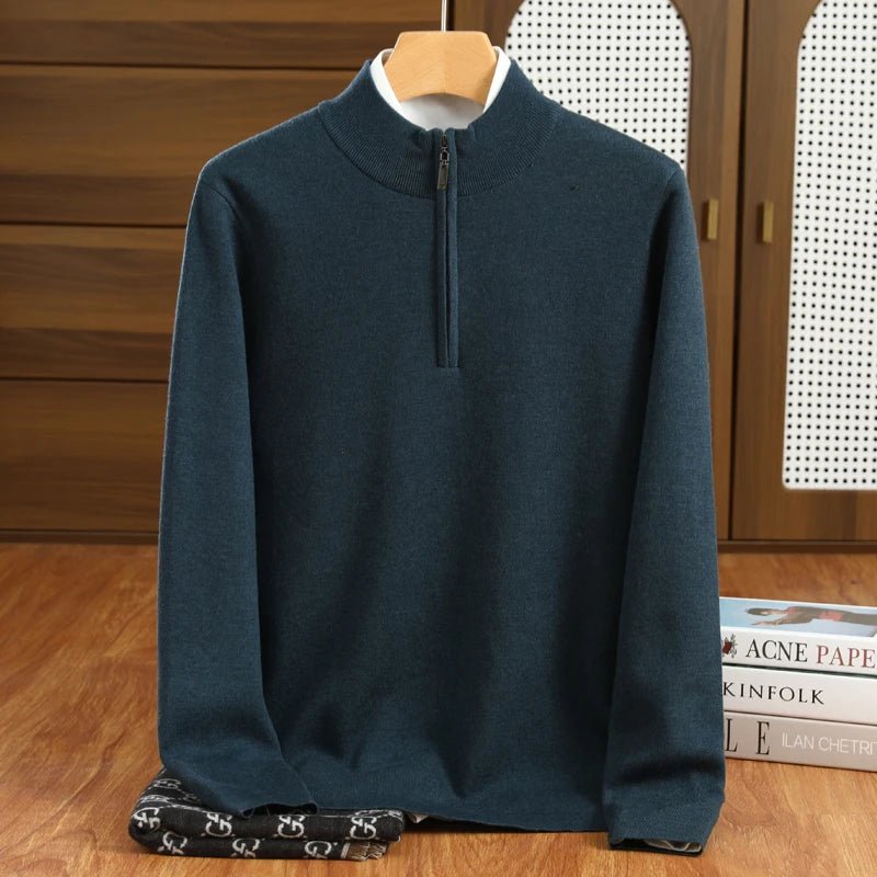Merino wool half - collar sweater - Antonios