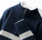 Merino wool half - collar zipper sweater - Antonios