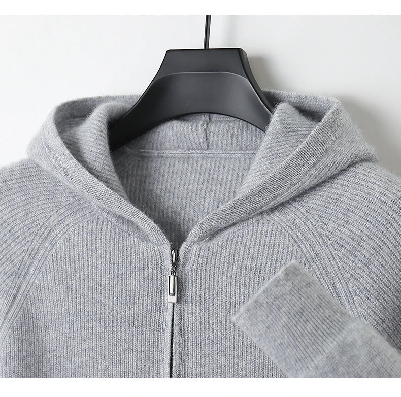 Merino wool hooded sweater - Antonios