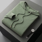Merino wool knitted hooded sweater - Antonios