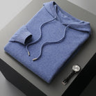 Merino wool knitted hooded sweater - Antonios