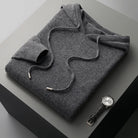 Merino wool knitted hooded sweater - Antonios
