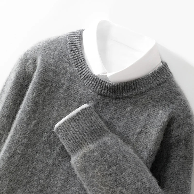 Merino wool o - neck sweater - Antonios