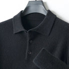 Merino wool polo collar sweater - Antonios