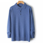 Merino wool polo collar sweater - Antonios