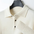 Merino wool polo collar sweater - Antonios