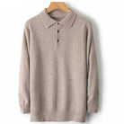 Merino wool polo collar sweater - Antonios