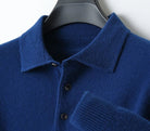 Merino wool polo collar sweater - Antonios