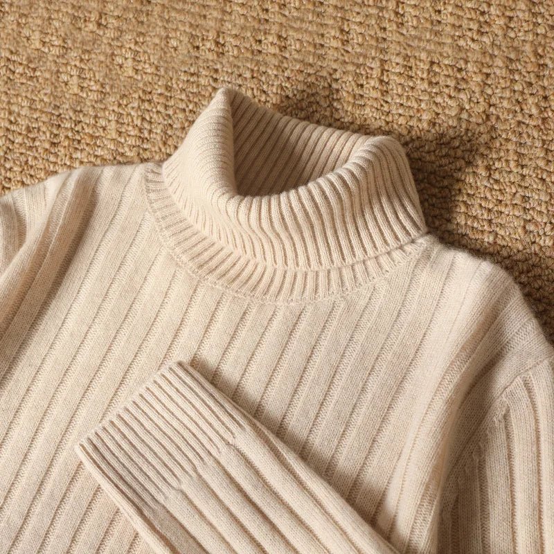 Merino wool winter turtleneck sweater - Antonios