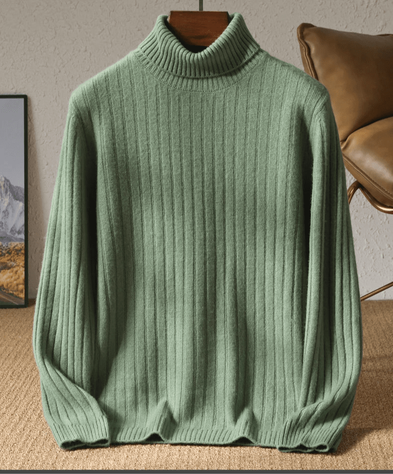 Merino wool winter turtleneck sweater - Antonios