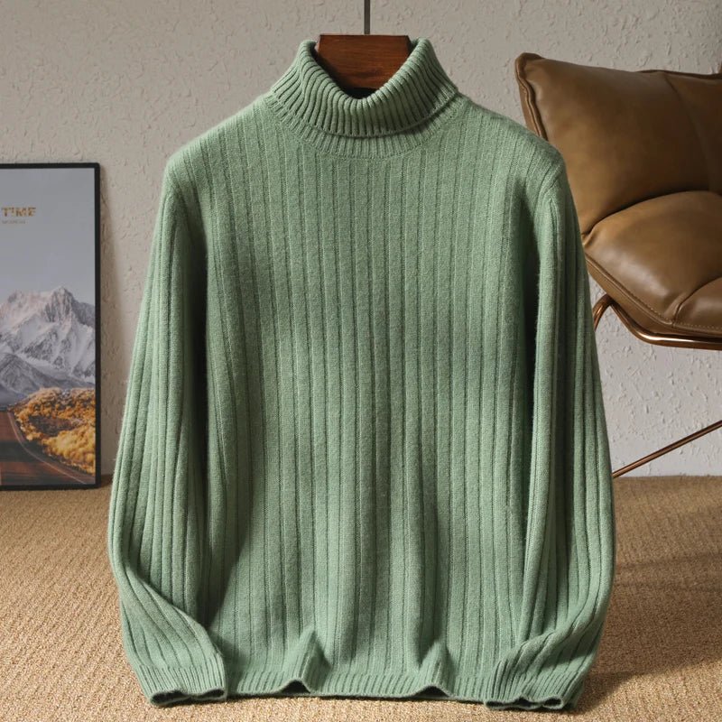 Merino wool winter turtleneck sweater - Antonios