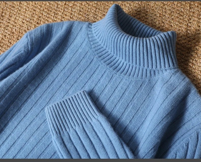 Merino wool winter turtleneck sweater - Antonios