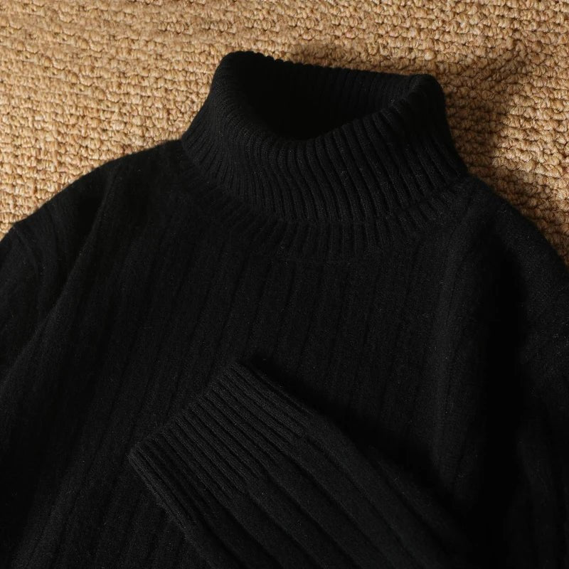 Merino wool winter turtleneck sweater - Antonios