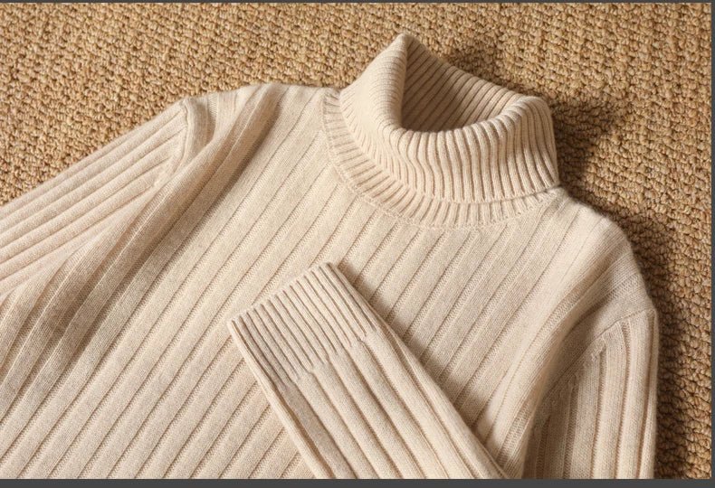 Merino wool winter turtleneck sweater - Antonios