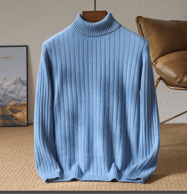 Merino wool winter turtleneck sweater - Antonios