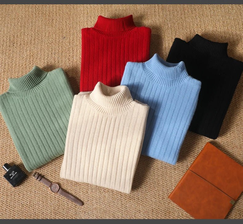 Merino wool winter turtleneck sweater - Antonios