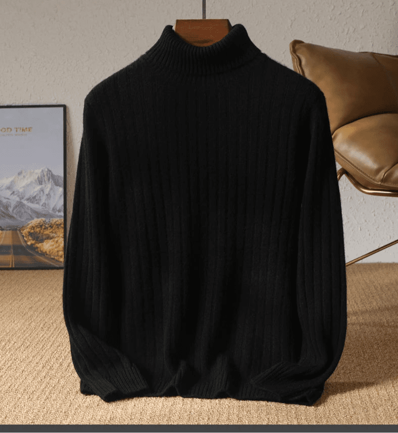 Merino wool winter turtleneck sweater - Antonios