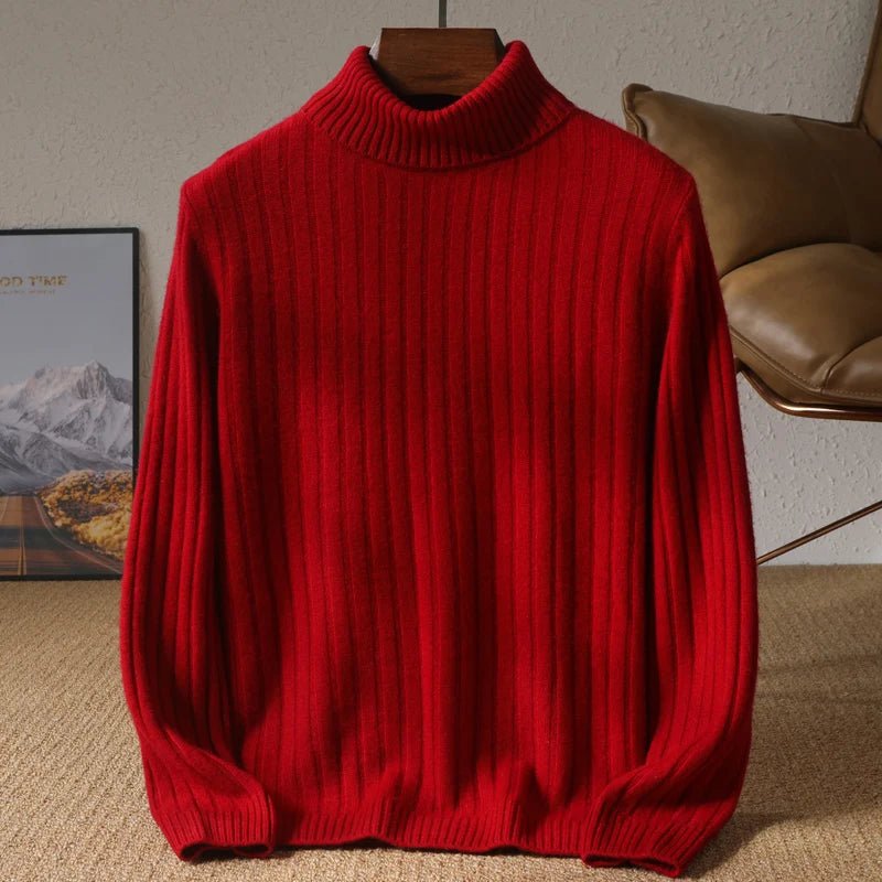 Merino wool winter turtleneck sweater - Antonios