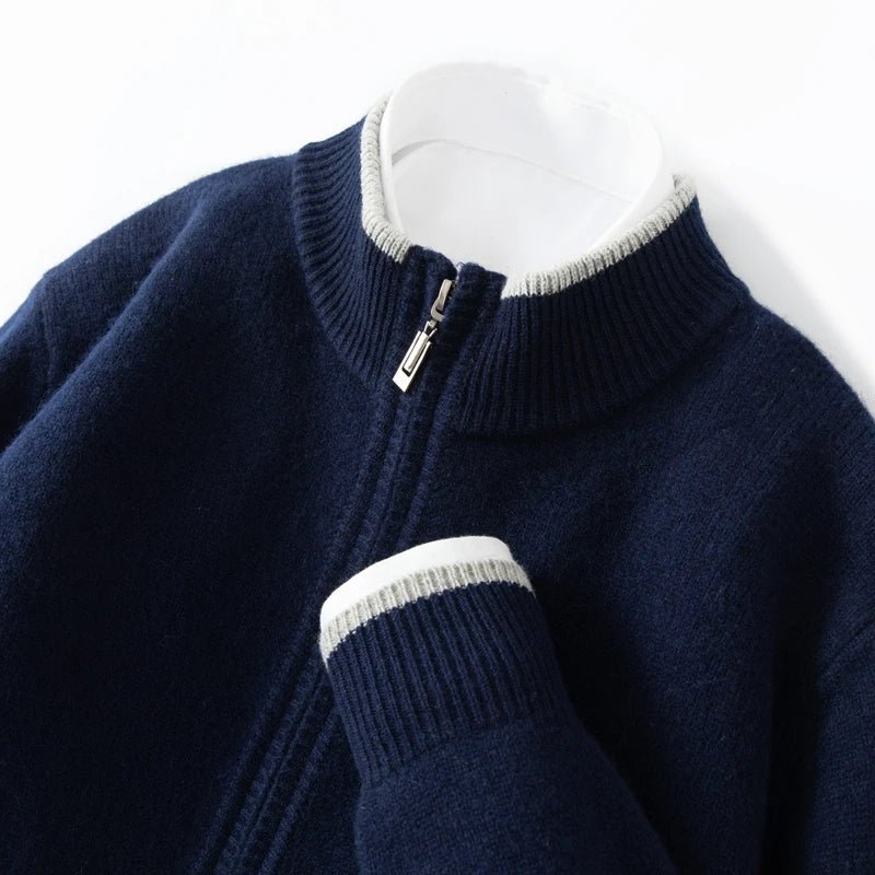 Merino wool zipper sweater - Antonios