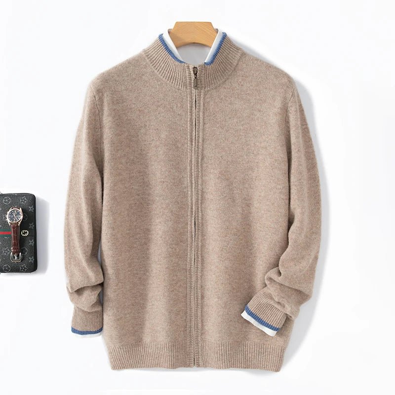 Merino wool zipper sweater - Antonios