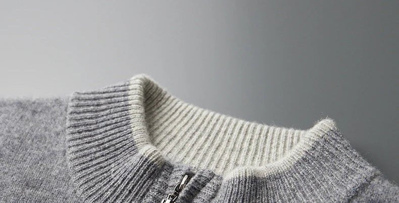 Merino wool zipper sweater - Antonios