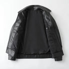 MOTO black leather jacket - Antonios