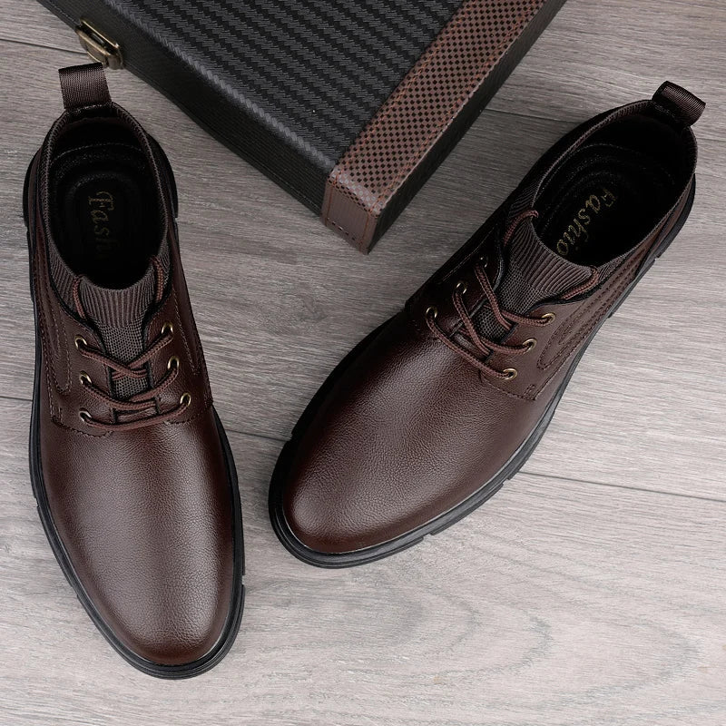 Motorcycle boats leather boots - Antonios