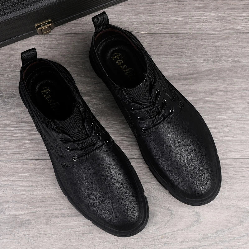 Motorcycle boats leather boots - Antonios