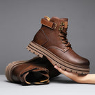 Motorcycle genuine leather casual boots - Antonios